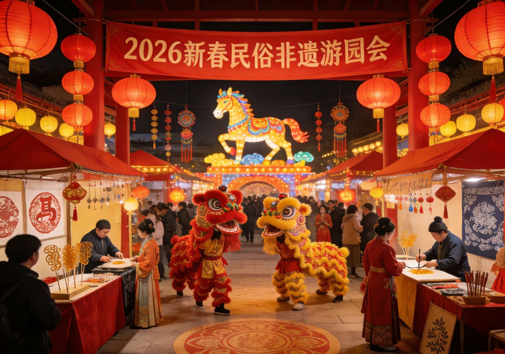 2026马年新春民俗非遗游园会活动方案 2026马年新春民俗非遗游园会活动方案
