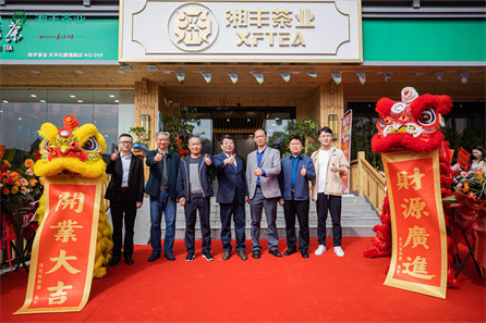 湘丰茶业展厅包装美陈活动
